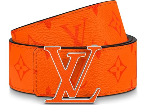 louis vuitton belt with orange chain|Louis Vuitton belt colorful.